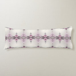 Pink Floral Frame Body Pillow Seitenschläferkissen