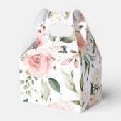 Pink Floral Gable Style Feed Box Geschenkschachtel (Rückseite)