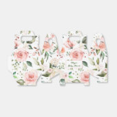 Pink Floral Gable Style Feed Box Geschenkschachtel (Ungefaltet)