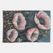 Pink Floral                                   Geschirrtuch (Horizontal)