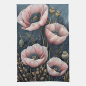 Pink Floral Geschirrtuch (Vertikal)