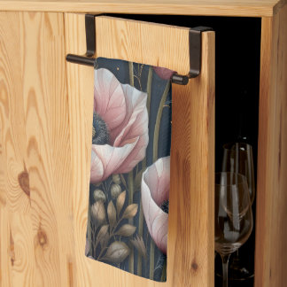 Pink Floral Geschirrtuch