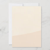 Pink Floral Giraffe Safari Baby Dusche Danke (Rückseite)