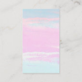 Pink Floral Girl Dusche Windelwanne Windelwanne Begleitkarte (Rückseite)