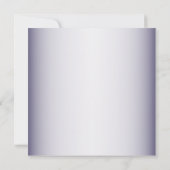 Pink Floral Golden Purple Wedding Rehearsal Dinner Einladung (Rückseite)