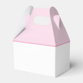 Pink Floral Graduation  Geschenkschachtel (Rückseite)