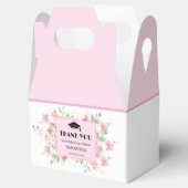 Pink Floral Graduation  Geschenkschachtel (Geöffnet)
