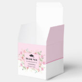 Pink Floral Graduation  Geschenkschachtel (Geöffnet)