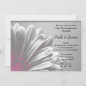 Pink Floral Highlights Post Wedding Brunch Einladung (Vorderseite)
