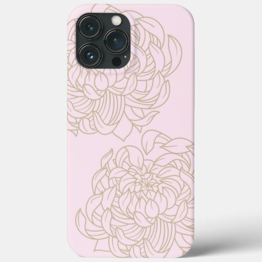 Pink Floral iPhone / iPad Gehäuse Case-Mate iPhone Hülle (Rückseite)