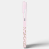 Pink Floral iPhone / iPad Gehäuse Case-Mate iPhone Hülle (Rückseite / Links)