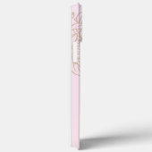 Pink Floral iPhone / iPad Gehäuse Case-Mate iPhone Hülle (Rückseite / Rechts)