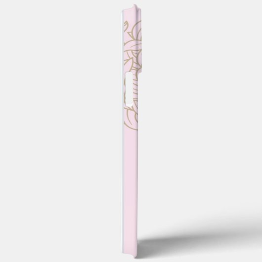 Pink Floral iPhone / iPad Gehäuse Case-Mate iPhone Hülle (Rückseite / Rechts)