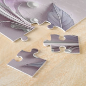 Pink Floral Jigsaw Puzzle (Seite)