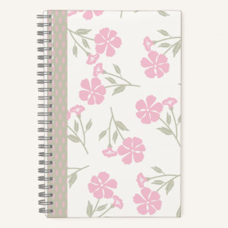 Pink Floral Journal – Pretty Flower Notebook Notizblock