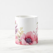 PInk Floral Kaffeetasse (Mittel)
