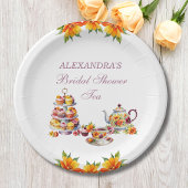 Pink Floral Lilac Tee Party Brautparty Paper Pl Pappteller