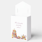 Pink Floral Lilac Whimsical Tee Brautparty Geschenkschachtel (Geöffnet)