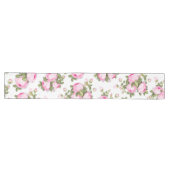 Pink Floral Long Table Runner Großer Tischläufer (Horizontal)