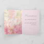 PINK FLORAL MIX SYMPATHY CARD DANKESKARTE (Innenseite)