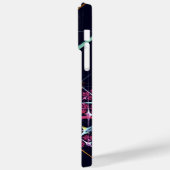 Pink Floral Modernes Abstraktes Kunstfarbmuster #0 Case-Mate iPhone Hülle (Rückseite / Links)