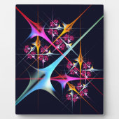 Pink Floral Modernes Abstraktes Kunstfarbmuster #0 Fotoplatte (Vorderseite)