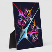 Pink Floral Modernes Abstraktes Kunstfarbmuster #0 Fotoplatte (Seite)