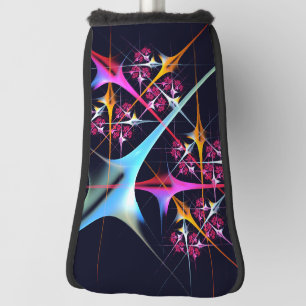 Pink Floral Modernes Abstraktes Kunstfarbmuster #0 Golf Headcover