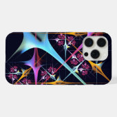 Pink Floral Modernes Abstraktes Kunstfarbmuster #0 iPhone Hülle (Rückseite (Horizontal))