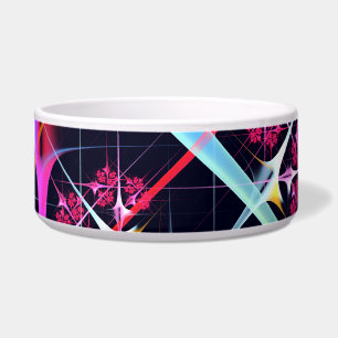 Pink Floral Modernes Abstraktes Kunstfarbmuster #0 Napf