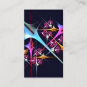 Pink Floral Modernes Abstraktes Kunstfarbmuster #0 Visitenkarte (Vorderseite)