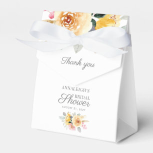 Pink Floral Modernes Pastell Brautparty Aquarell Geschenkschachtel