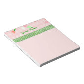 Pink Floral Notepad Notizblock (angewinkelt)