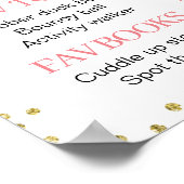 Pink Floral Oh Dee Birthday Milestone Poster (Ecke)