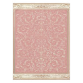 Pink Floral Oriental Muster Tischdecke (Vorderseite)