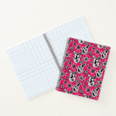 Pink Floral Paisley Design Notizblock (Innenseite)