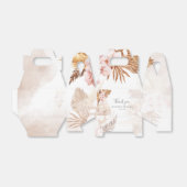 Pink Floral Pampas Grass Hochzeit Vielen Dank Geschenkschachtel (Ungefaltet)