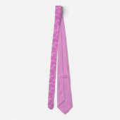 Pink Floral pattern Groom Gift   Krawatte (Rückseite)