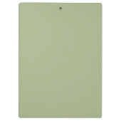 Pink Floral Pattern on Green Background | Seamless Klemmbrett (Rückseite)