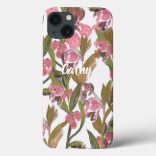 Pink Floral Personalisiert IPhone / iPad Gehäuse Case-Mate iPhone Hülle