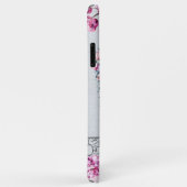 Pink Floral Phone Booth Personalisiert Case-Mate iPhone Hülle (Hinten/Rechts)