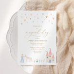 Pink Floral Princess Girl Birthday Party Einladung<br><div class="desc">Feiern Sie Ihren Geburtstag mit dieser bezaubernden thematischen Einladung mit einer Prinzessin,  Einhorn und einem zauberhaften Schloss in Pastelltönen.</div>
