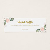 Pink Floral Pumpkin Fall Kinderdusche Windelwanne  (Rückseite)