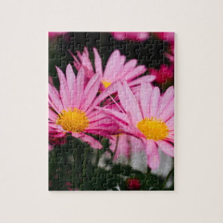 pink floral  puzzle
