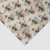 Pink Floral Queen Bee Seidenpapier (Ausschnitt)