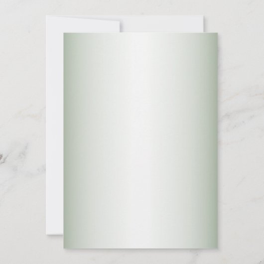 Pink Floral Rustic Geometric Green Bridal Shower Einladung (Rückseite)