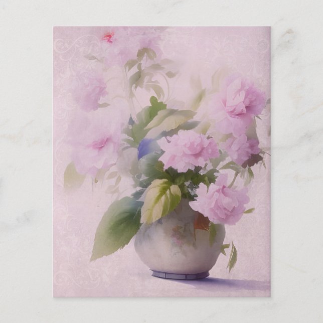 Pink Floral Scrapbook (Vorderseite)