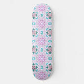 PINK FLORAL SKATEBOARD (Vorderseite)