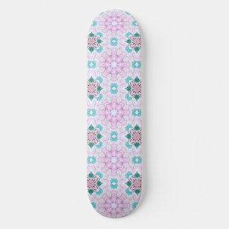 PINK FLORAL SKATEBOARD