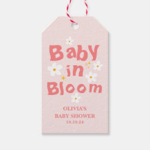 Pink Floral Spring Baby in Bloom Baby Dusche Gefal